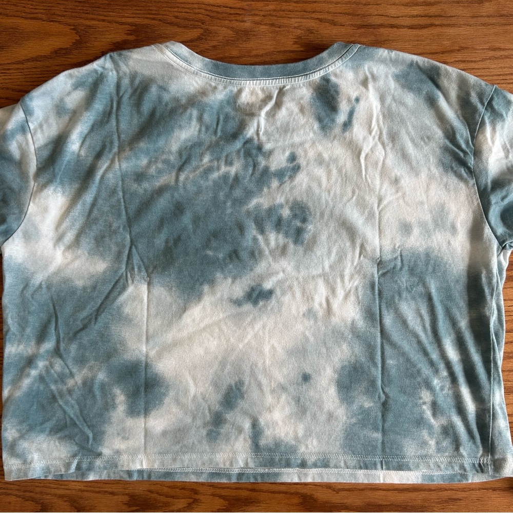 David Bowie Crop Top T-shirt Large tie dye - Picture 3 of 5